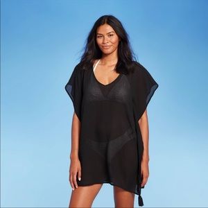 NWT Women's Lattice Back Kaftan Cover Up Dress - Kona Sol™